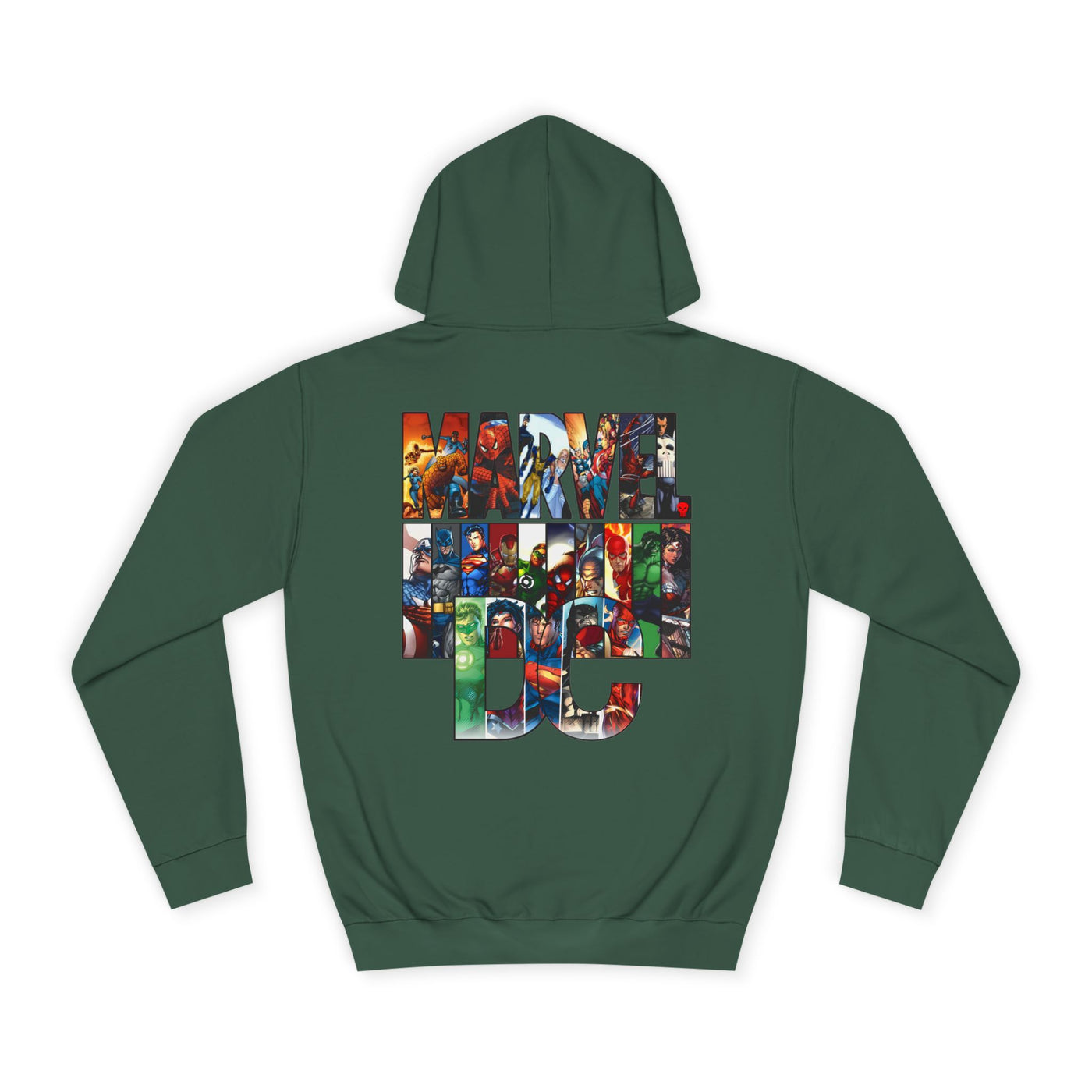 Superhero Graphic Hoodie, Unisex College Sweatshirt, Marvel DC Fans Apparel, Comic Book Lover Gift, Fun Cosplay Outfit