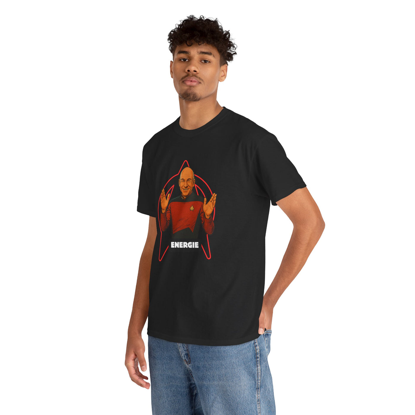 Energie Unisex Heavy Cotton Tee - Perfect for Sci-Fi Fans and Casual Wear