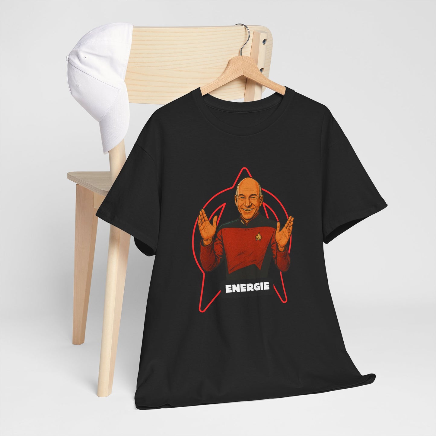 Energie Unisex Heavy Cotton Tee - Perfect for Sci-Fi Fans and Casual Wear