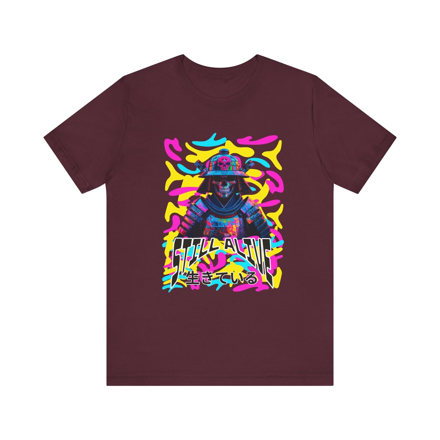Samurai Still alive Shirt - mit Japanischer Schrift
