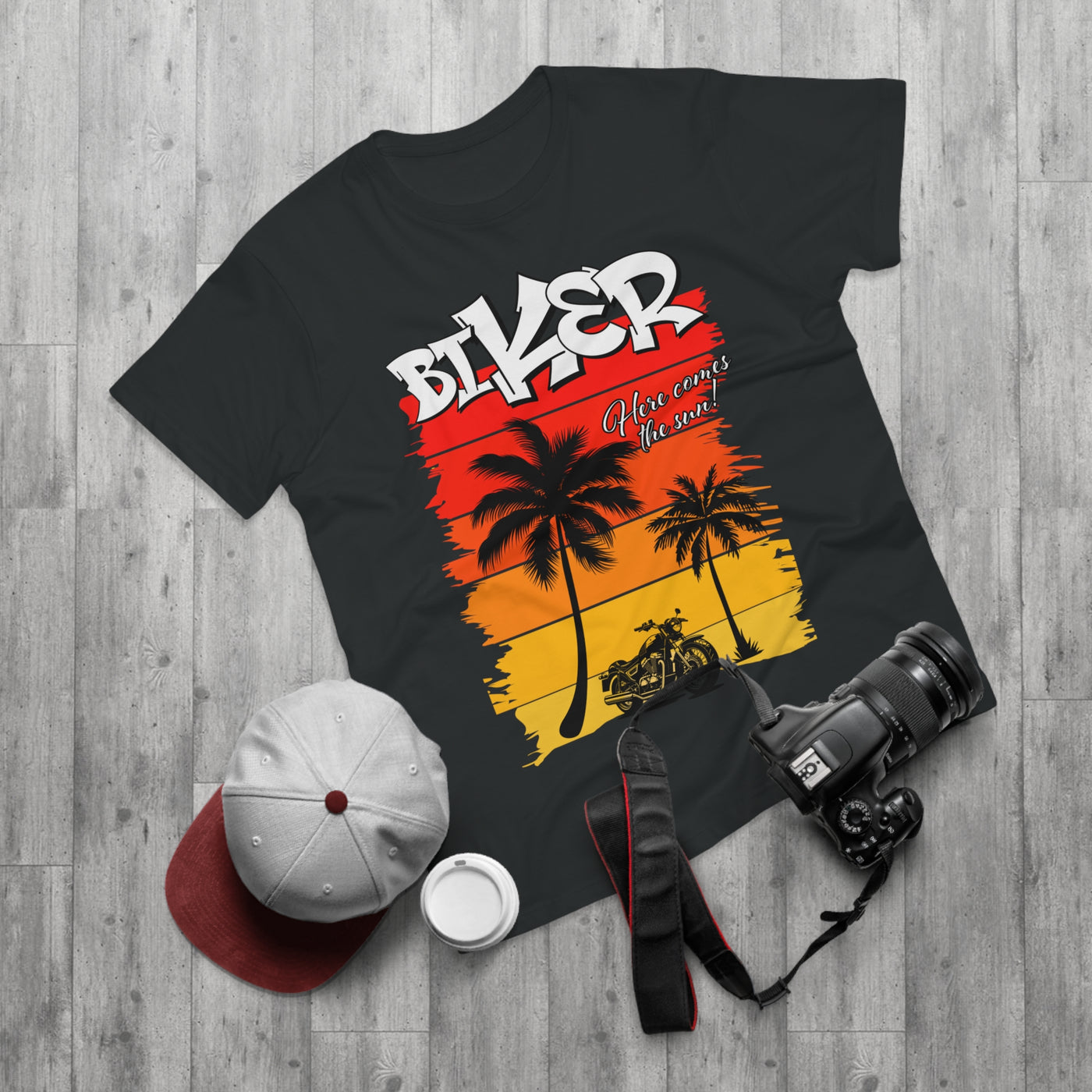 Retro Biker Vibes T-shirt -