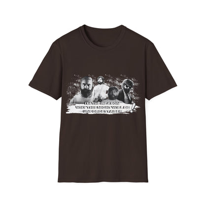I am the reason why this night...Retro Graphic Unisex Softstyle T-Shirt - Hangover Alan