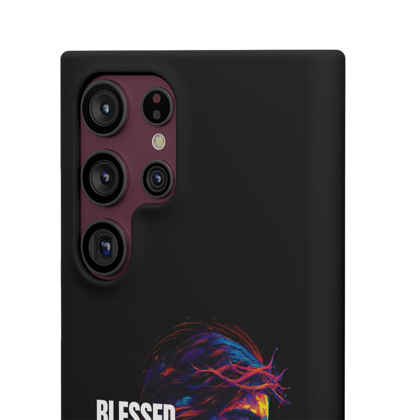 Blessed Saved loved - Snap Case - Jesus