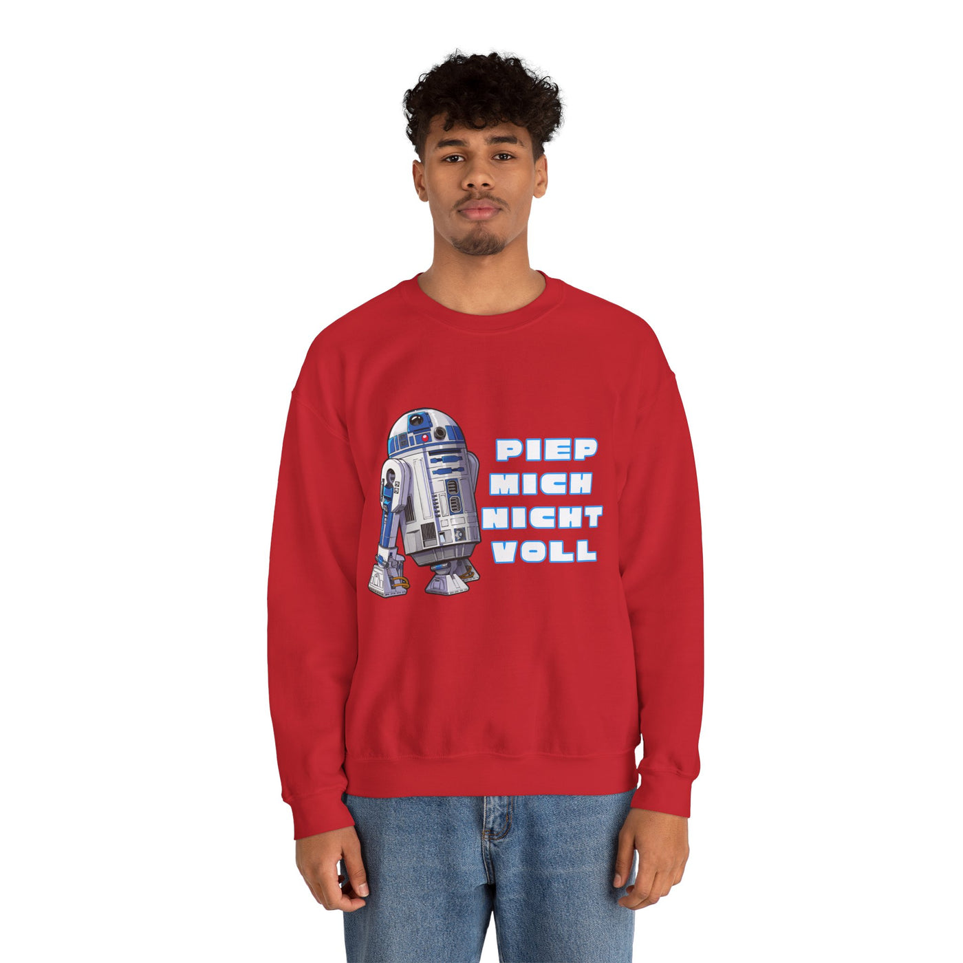 R2-D2 Inspired Unisex Crewneck Sweatshirt - Fun and Cozy