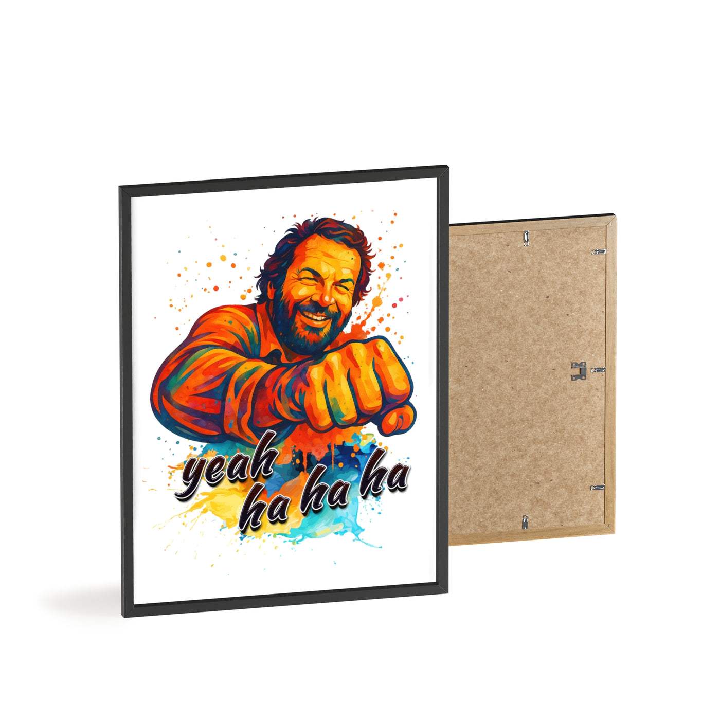 Funny Motivational Poster with Bud Spencer – 'Yeah Ha Ha Ha' 