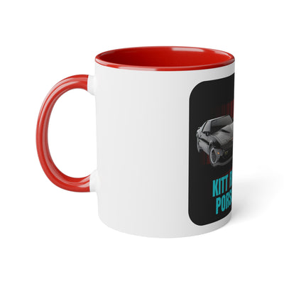 KITT and Porsche Die Laune Mug, KITT Mug, Porsche Mug, Tasse