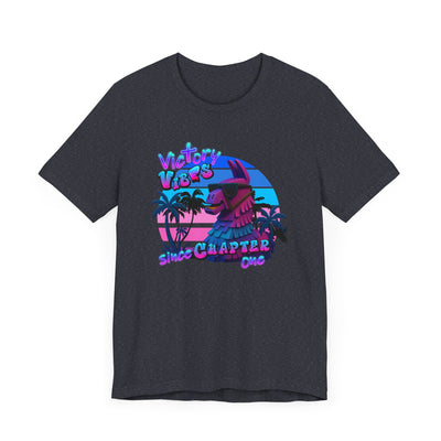 Retro Fortnite Vibe Unisex Short Sleeve Tee - 'Victory' Chapter One Graphic