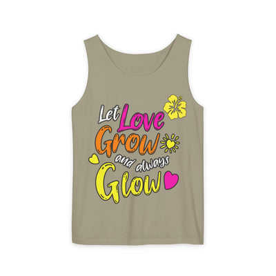 Tank Let Love Grow ... , Motivational Workout Shirt