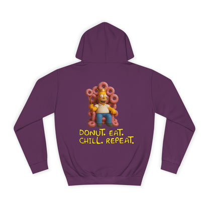 Funny Donut Lover Hoodie, Unisex College Hoodie, The Simpsons