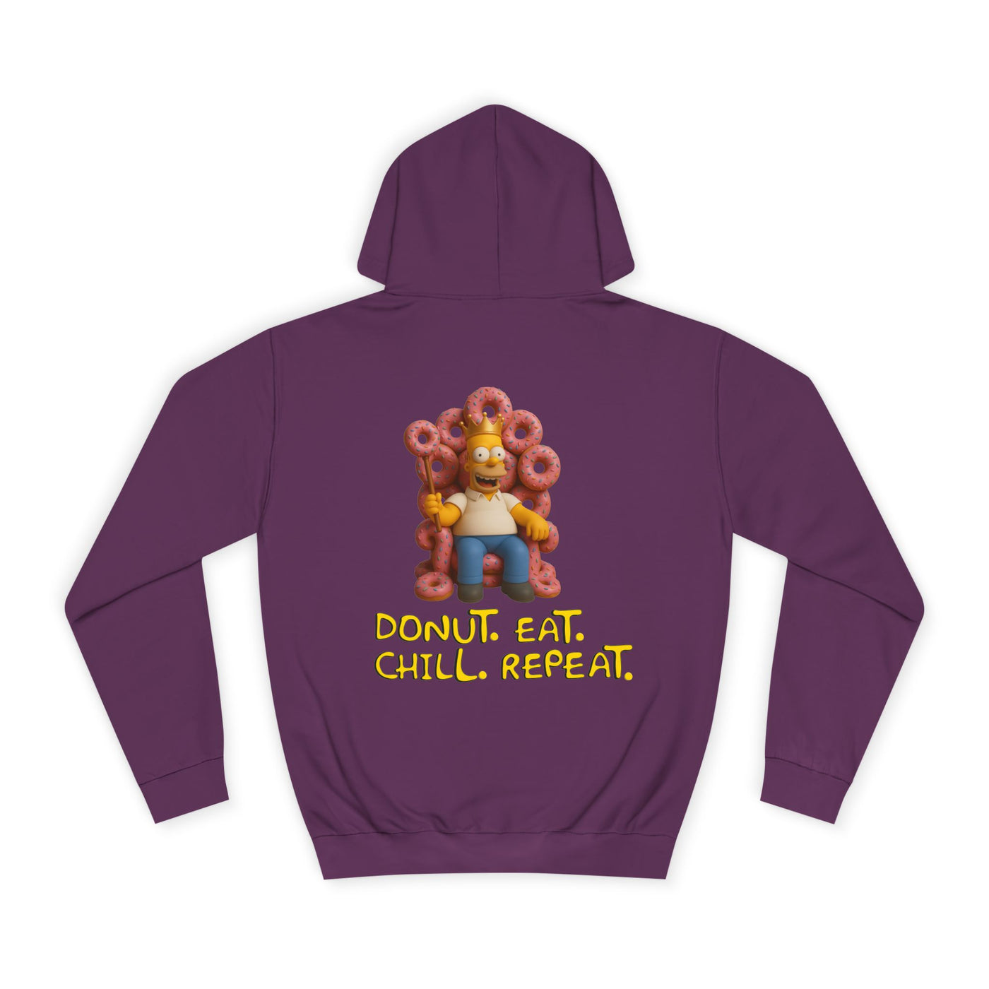 Funny Donut Lover Hoodie, Unisex College Hoodie, The Simpsons