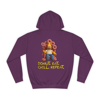 Funny Donut Lover Hoodie, Unisex College Hoodie, The Simpsons