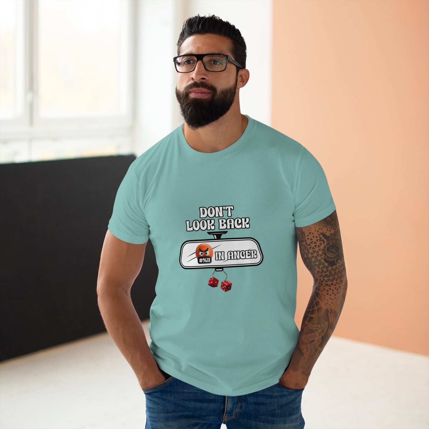 Don't Look Back in Anger Men's T-Shirt, Motivational