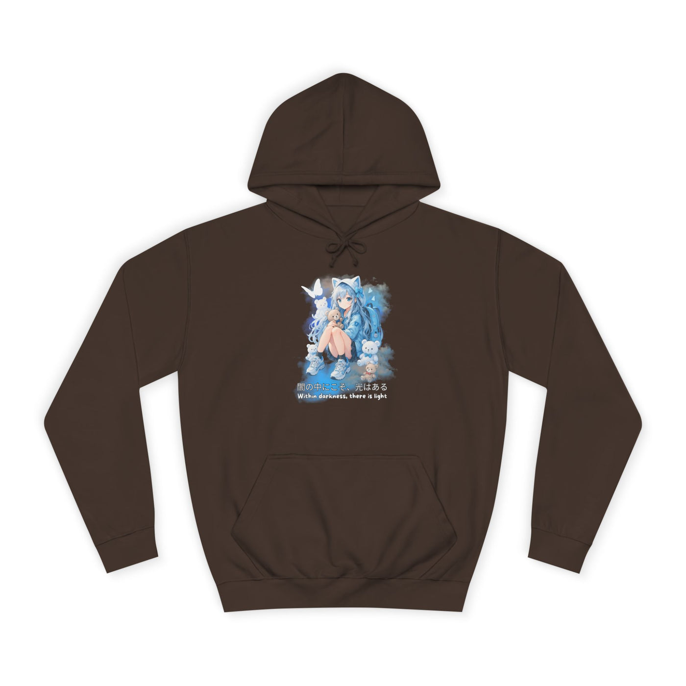 Hoodie, Anime Sweatshirt "Within darkness there is a light"