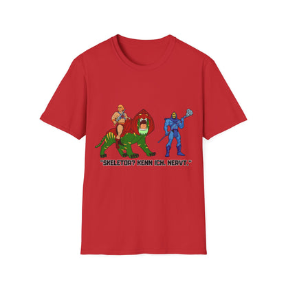 He-Man Retro Graphic Tee, Unisex Softstyle Shirt for Fans, Vintage Cartoon Apparel, Gift for Geeks, Nostalgic T-Shirt