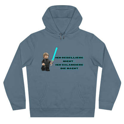 Star Wars Inspired King Hooded Sweatshirt - "I do not rebel - I balance the Force"