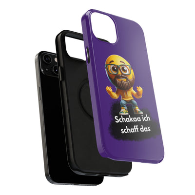 Motivational Impact-Resistant Phone Case - "Schakaa ich schaff das"
