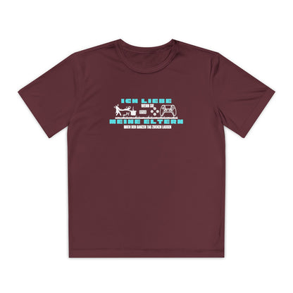 I love my parents - if I can play games all day... Fun Shirt