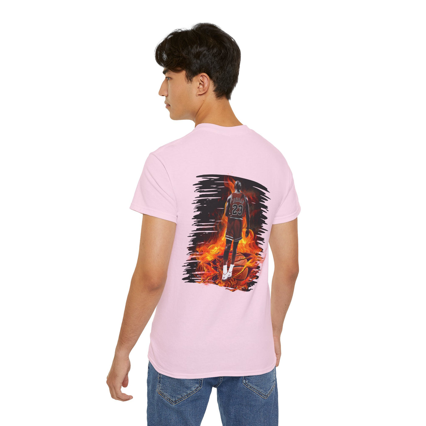 Basketball Jordan, Cool Sports Shirt, Unisex Cotton T-Shirt