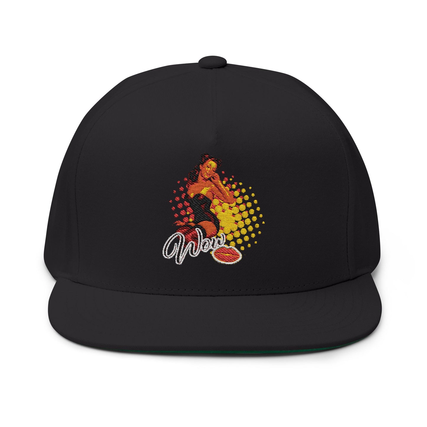 Trust in You Embroidered Flat Bill Cap - Motivational Hat for Confidence & Style