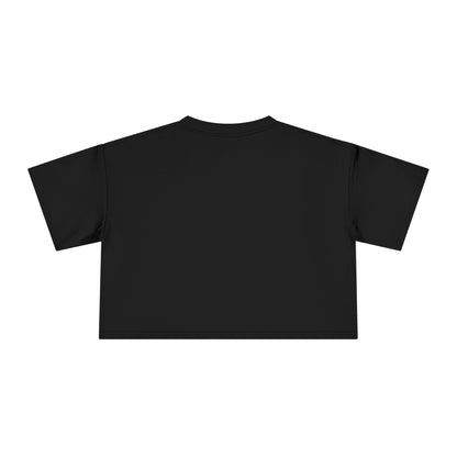 Skateboarding Women's Crop Tee - Keep On Skatin' &amp; Fall Ride Graphic T-Shirt