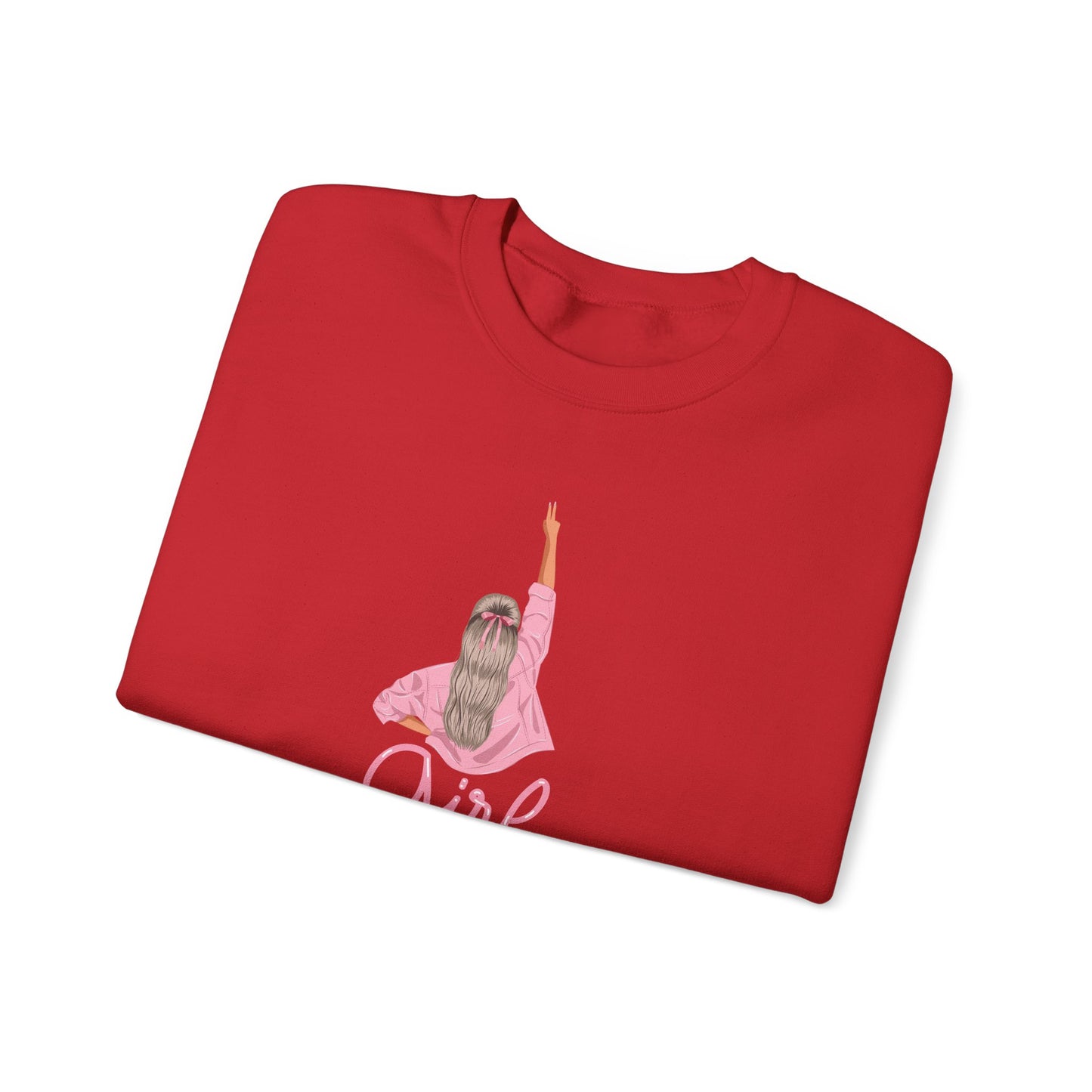 Girl Power Unisex Crewneck Sweatshirt,