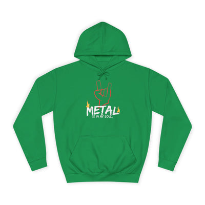 "Metal" Music Unisex College Hoodie