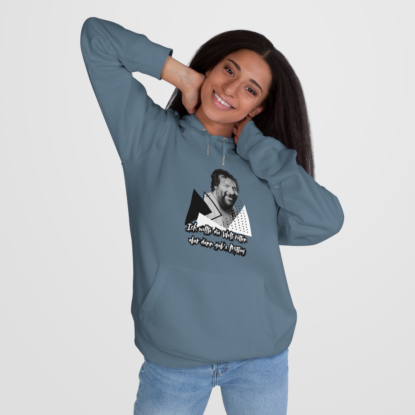 Hoodie Bud Spencer - I wanted to save the world and then...