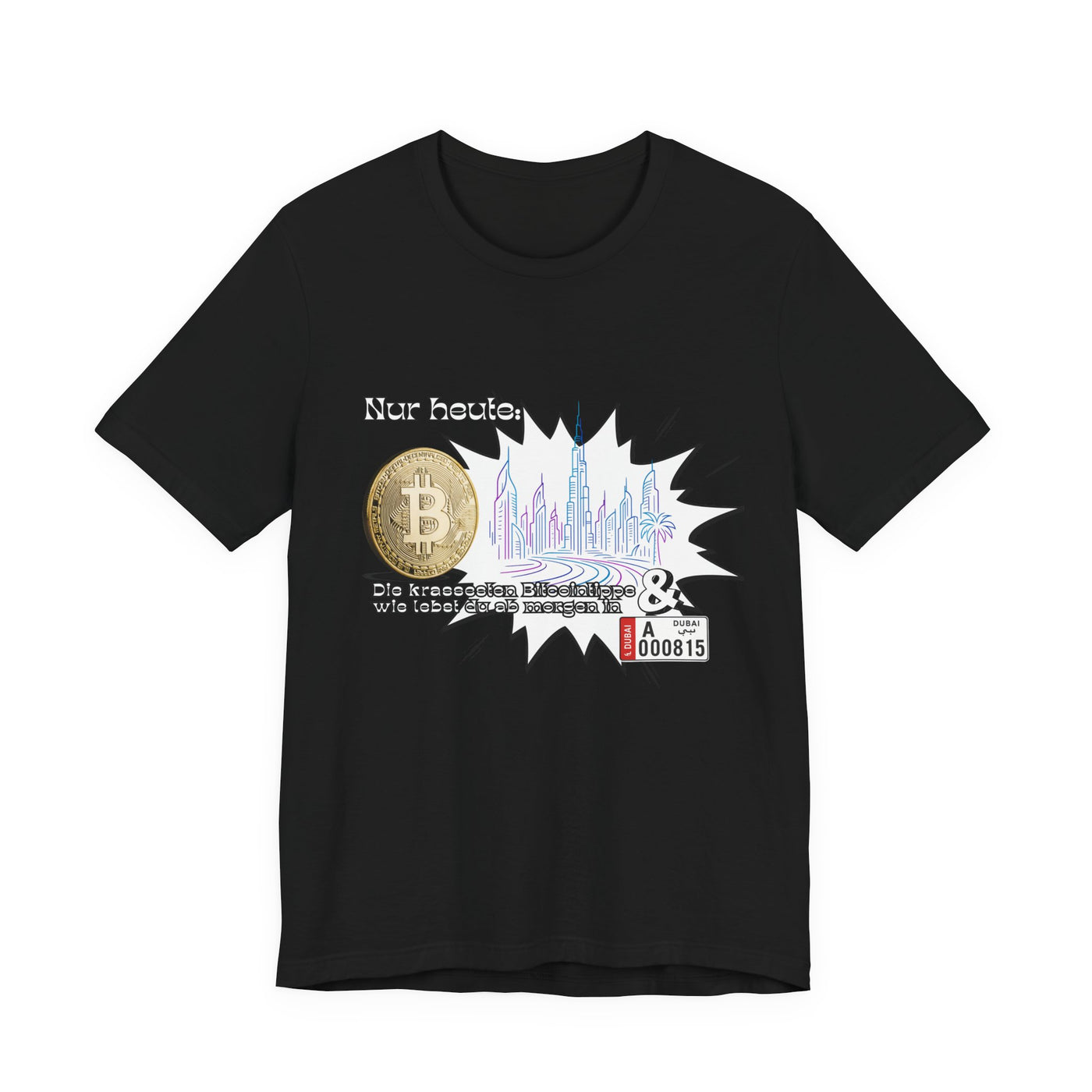 Bitcoins Dubai - Rosarote Welt - lass dich nicht verarschen T - Shirt