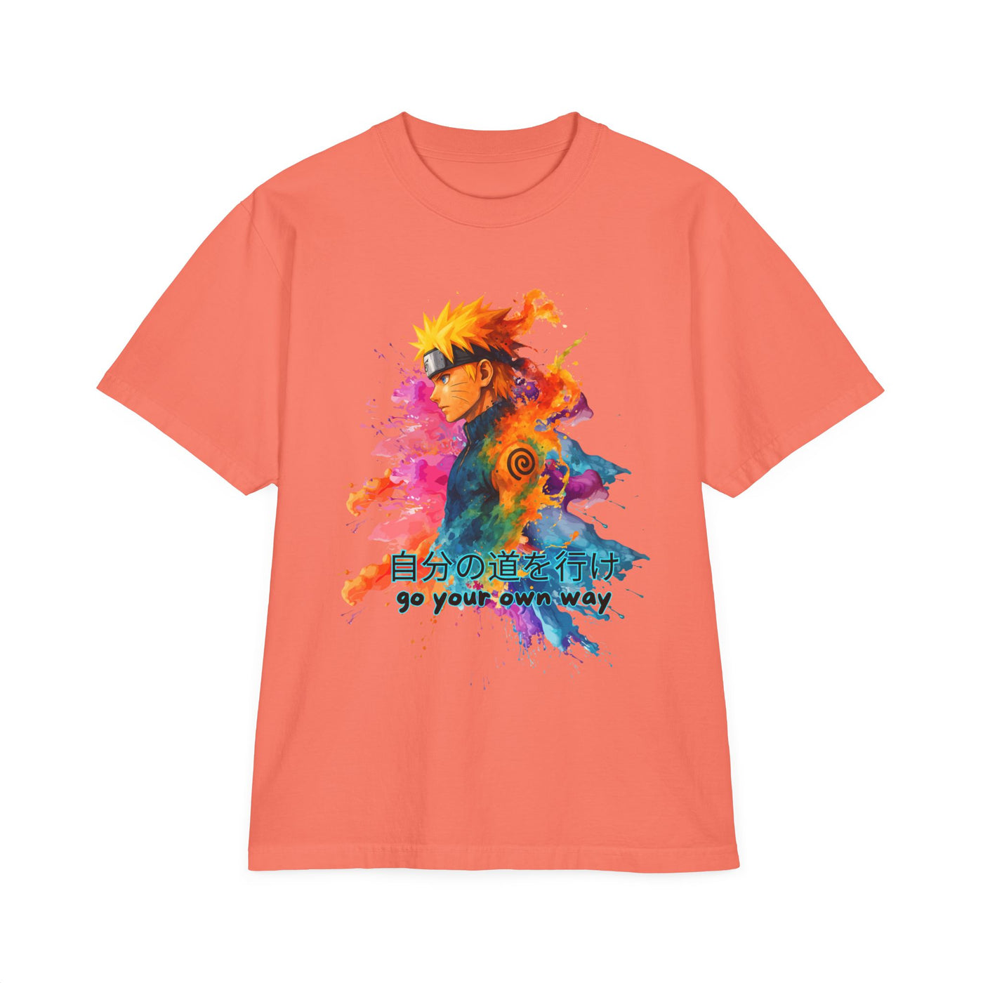 Unisex Graphic T-Shirt - Go Your Own Way - Naruto Inspired Design Anime