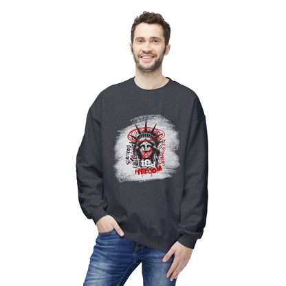 Freedom Statement Sweatshirt - Freiheitstatue muted but not unbroken
