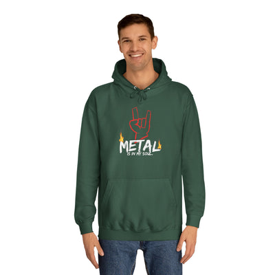 "Metal" Music Unisex College Hoodie