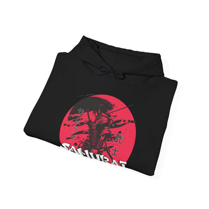 Samurai Inspired Hoodie, Cozy Streetwear,