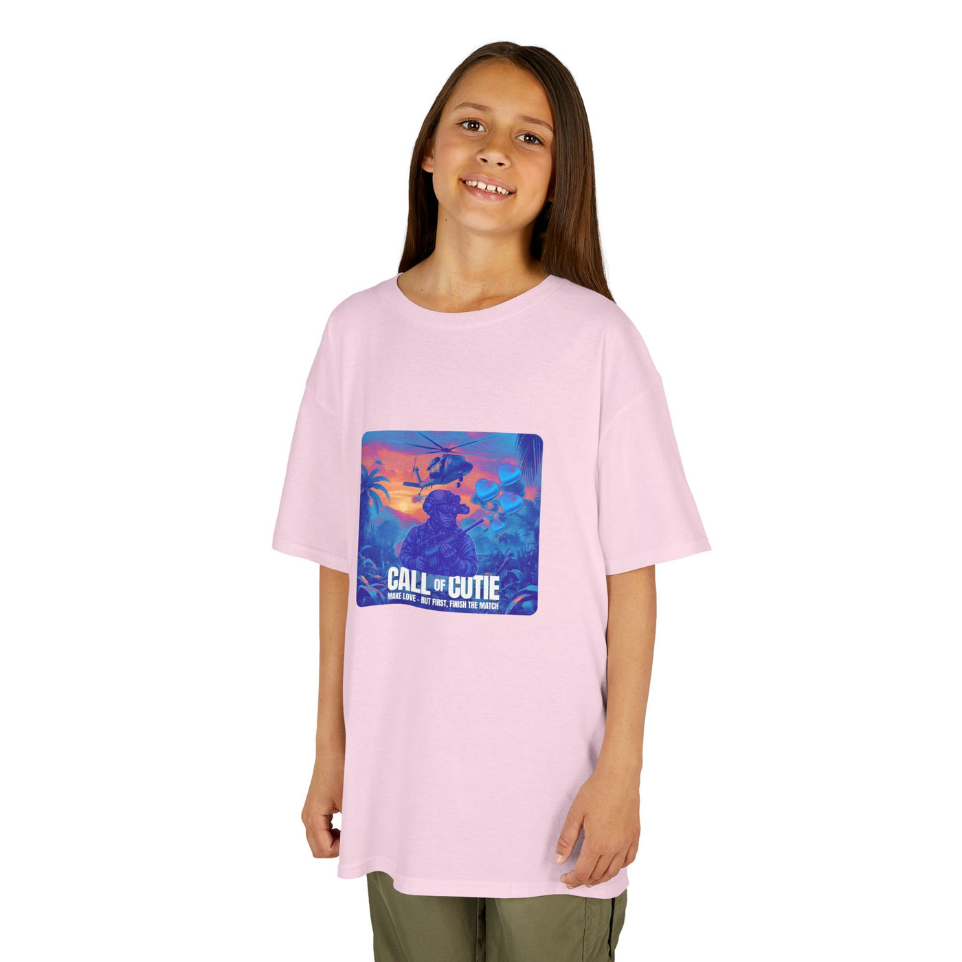 Call of Cutie Unisex Oversized Boxy Tee - Chill Vibes for Game Lovers for Teens