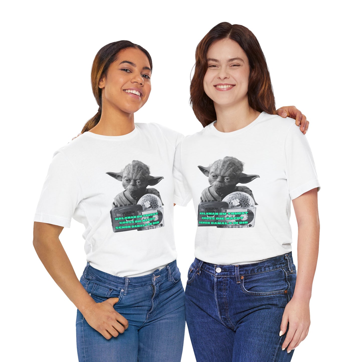 Funny Yoda Quote Unisex Tee - Walkman du kennst - erfahren du bist starwars