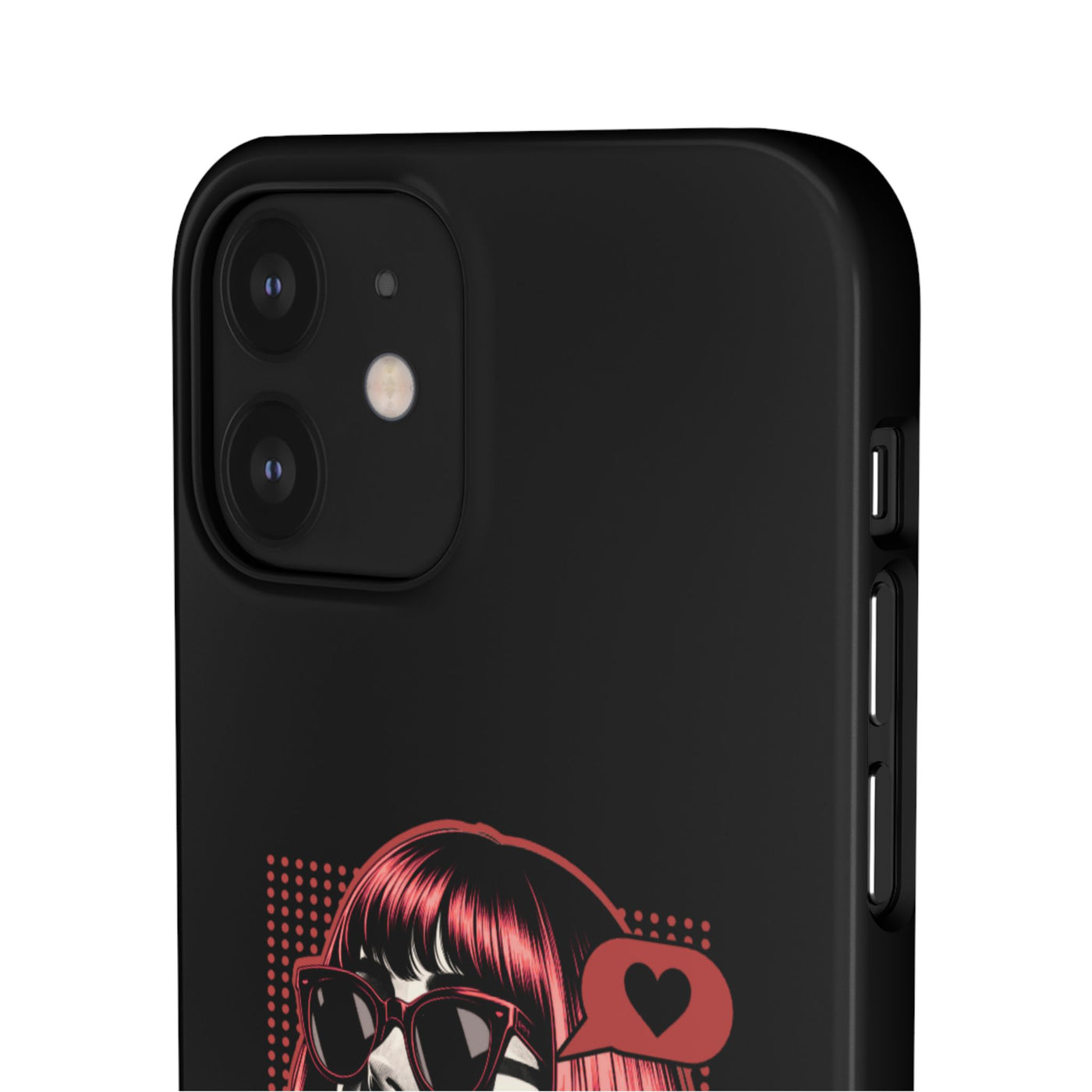 Retro Girl Snap Case Handyhülle