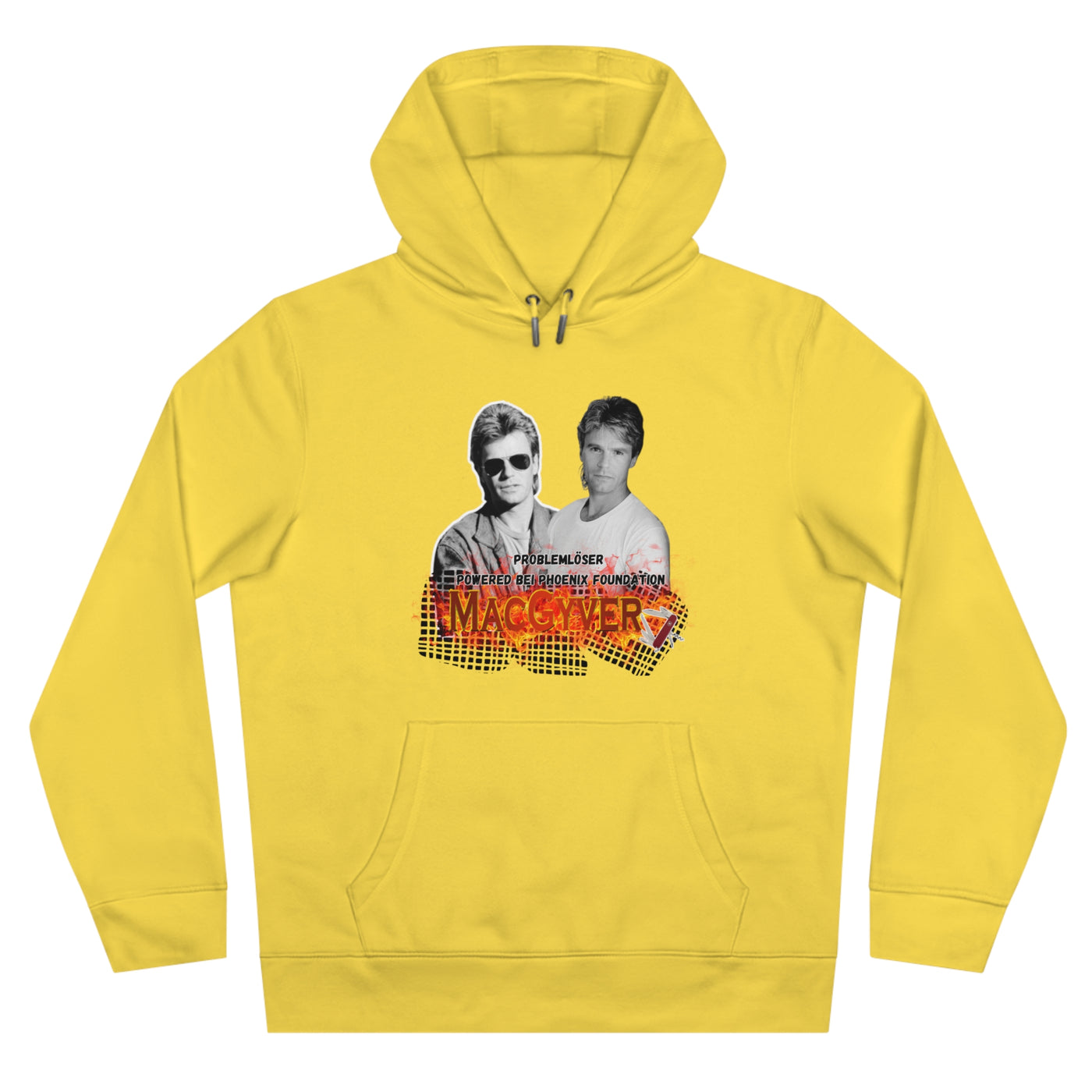 Retro MacGyver King Hooded Sweatshirt - Classic 80s Style