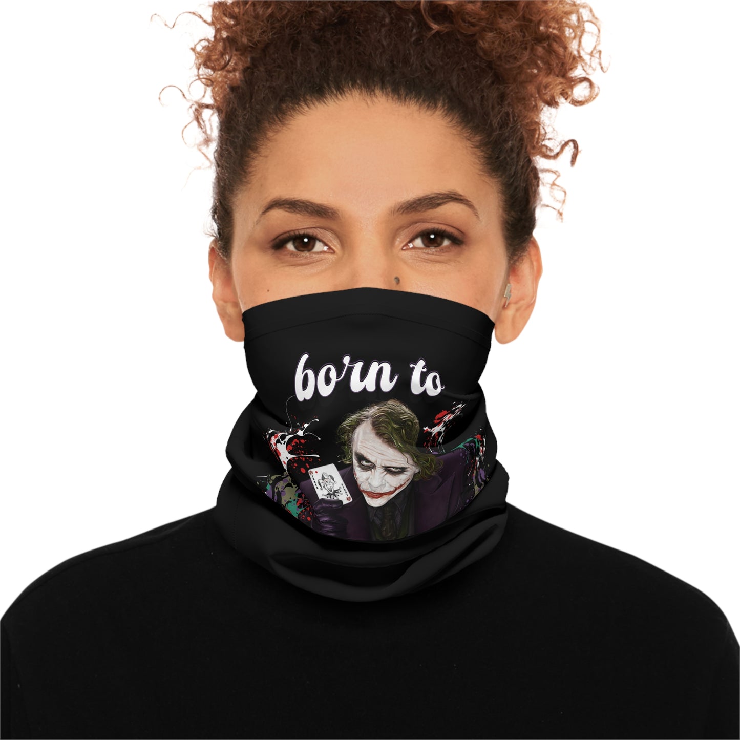 Born to joke - Joker - Halstuch, Neck Gaiter, Biker Fashion,