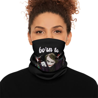 Born to joke - Joker - Neck Scarf, Neck Gaiter, Biker Fashion,