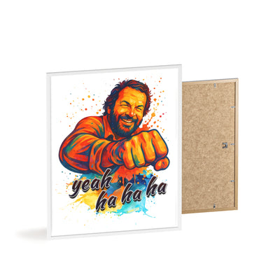 Funny Motivational Poster with Bud Spencer – 'Yeah Ha Ha Ha' 