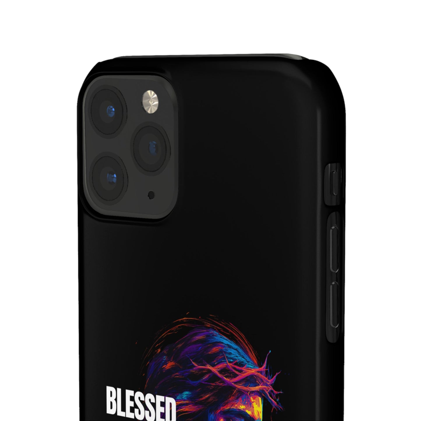 Blessed Saved Loved -  Snap Case Handyhülle - Jesus