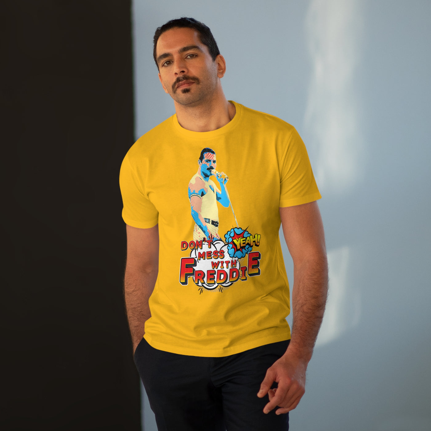 Freddy-Inspired Graphic Tee - Fun & Bold Modern Fit Shirt