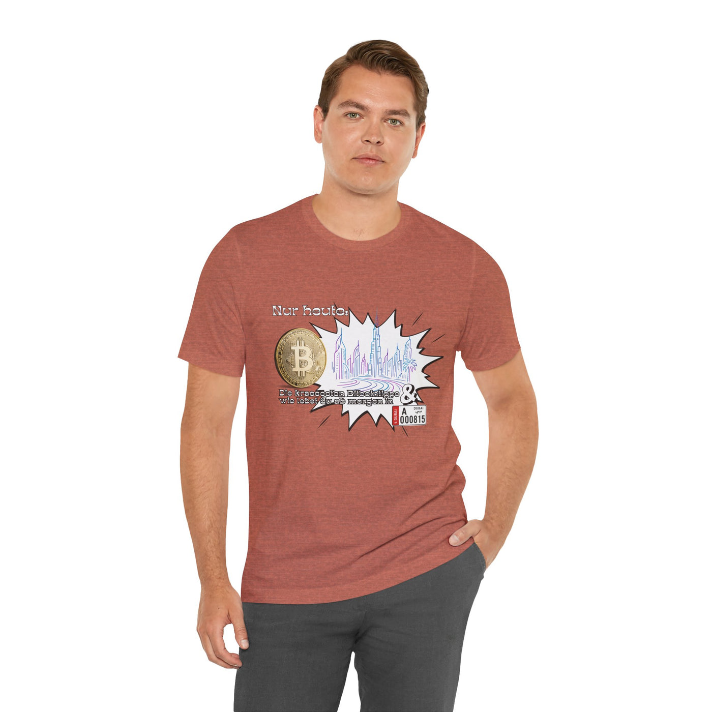 Bitcoins Dubai - Rosarote Welt - lass dich nicht verarschen T - Shirt