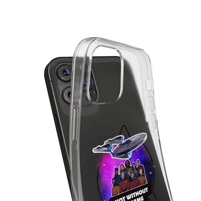 Galaxy-Inspired Soft Phone Case - Not Without My Gang, Star Trek Lovers Handyhülle