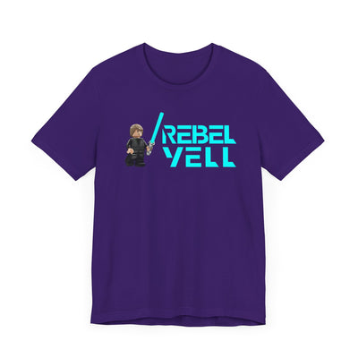 Cool Rebel Yell Luke Skywalker Unisex Jersey Tee - Short Sleeve Graphic T-Shirt for Fans