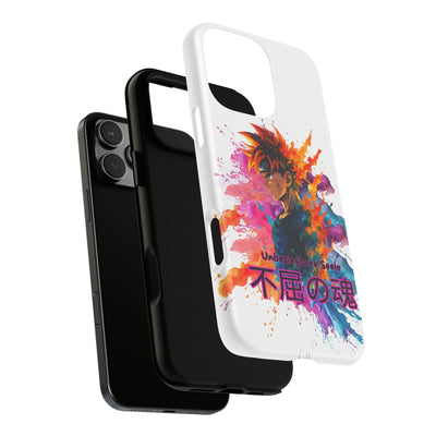 "unbesiegbare Seele" Tough Cases - Colorful Anime Phone Case Handyhülle