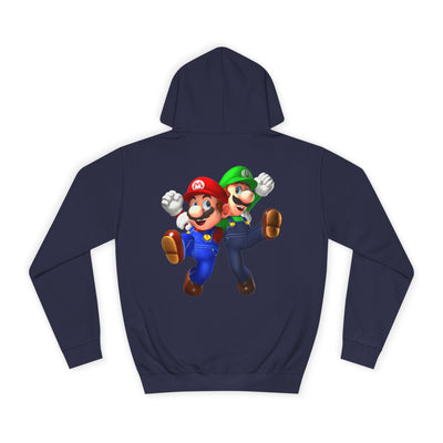 Super Bros College Hoodie, Unisex Gaming Hoodie
