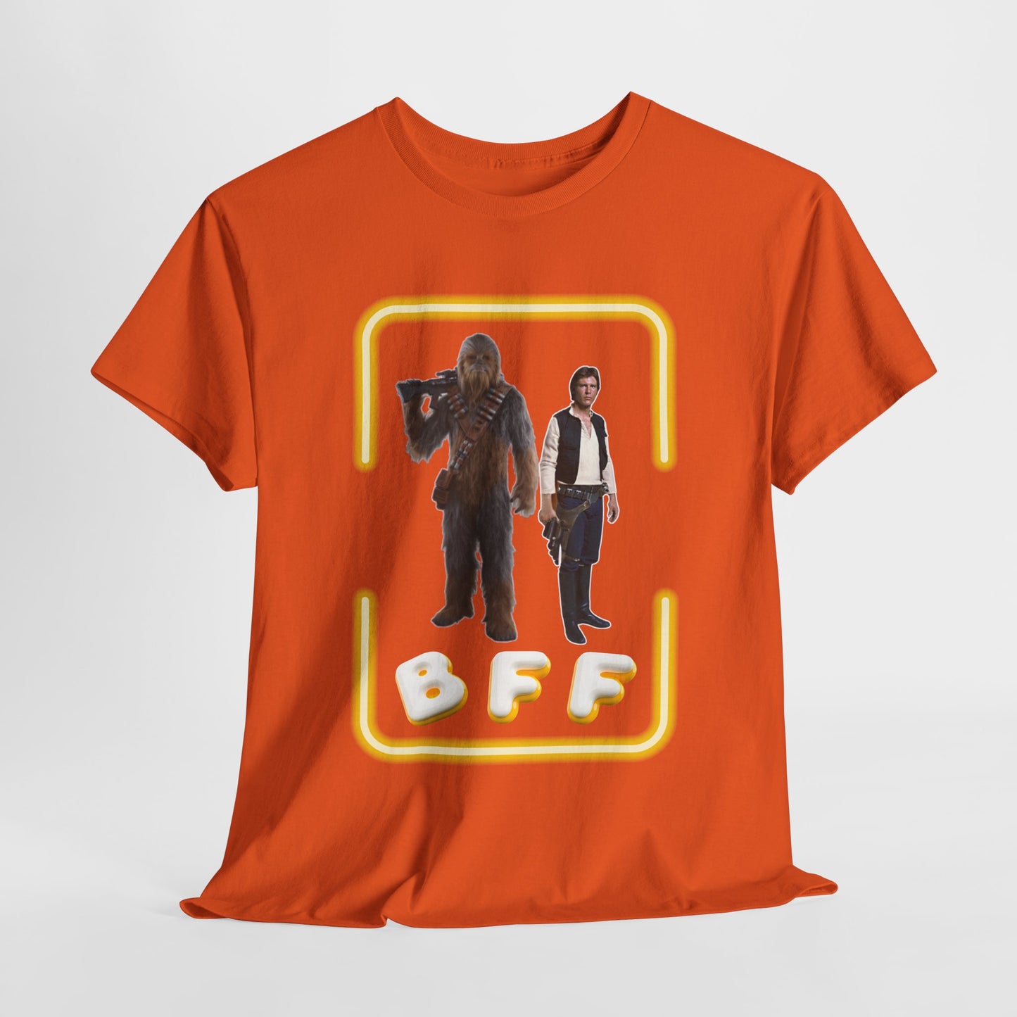 BFF Chewbacca & Han Solo Unisex Heavy Cotton Shirt