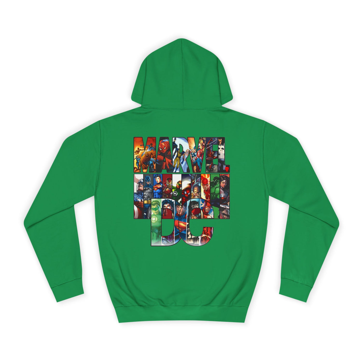 Superhero Graphic Hoodie, Unisex College Sweatshirt, Marvel DC Fans Apparel, Comic Book Lover Gift, Fun Cosplay Outfit