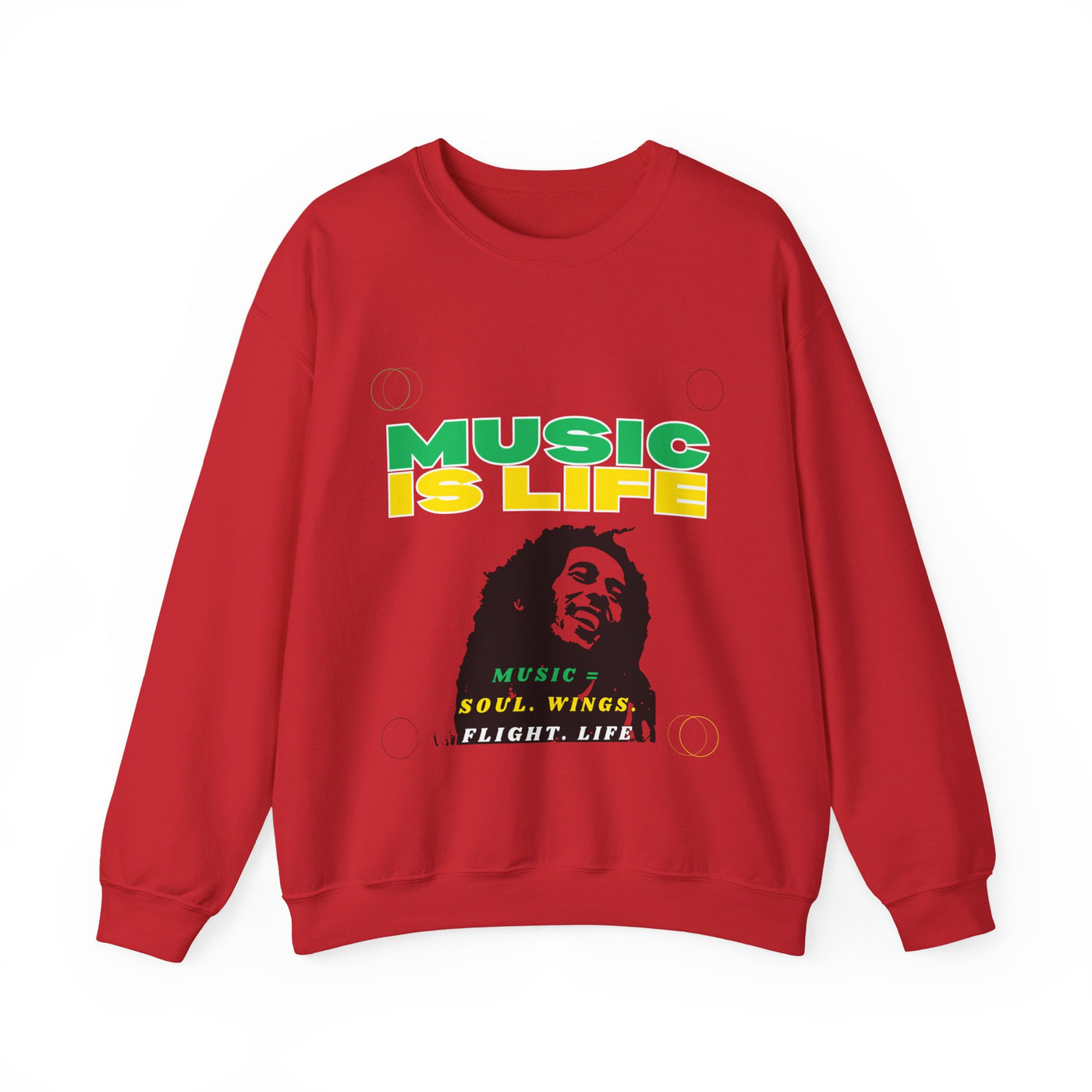 Music Is Life Bob Raggae Sweatshirt