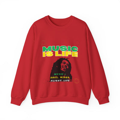 Music Is Life Bob Raggae Sweatshirt